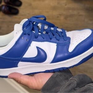 Nike Blue and White Athletic Shoes